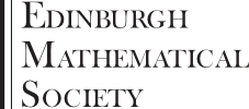 logo of "Edinburgh Mathematical Society "