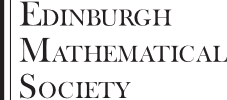 logo of "Edinburgh Mathematical Society "