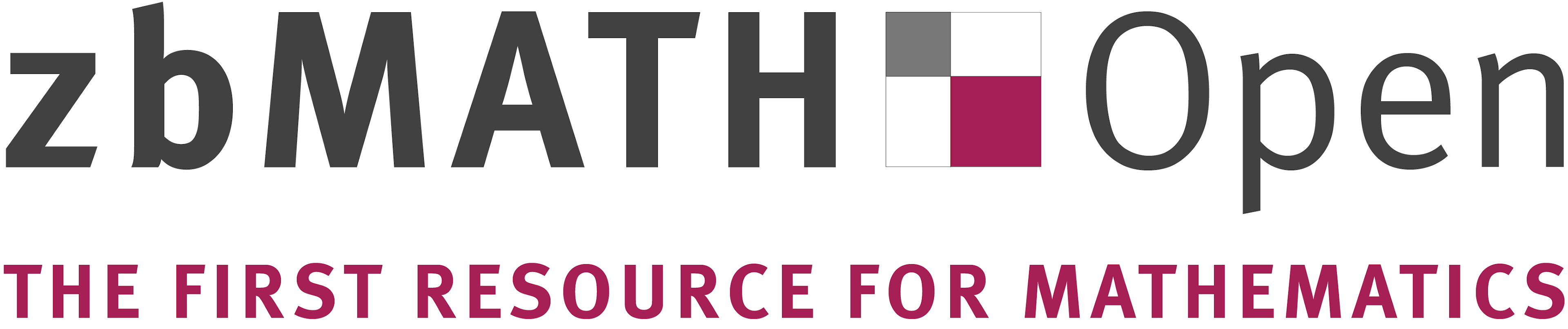 Logo of zbMath Open